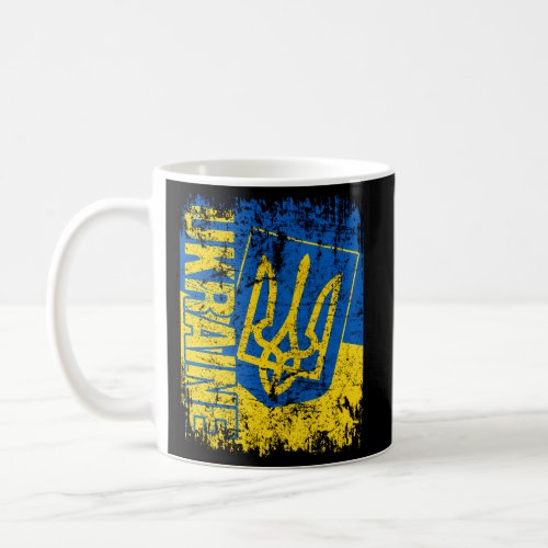 Ukraine Flag Distressed Ukraine Coffee Mug