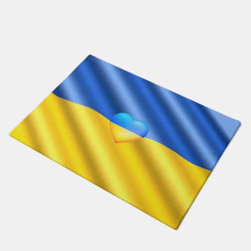 Ukraine Flag Doormat _ Freedom
