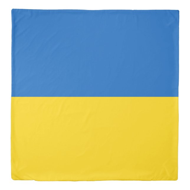 Ukraine Flag Duvet Cover (Front)
