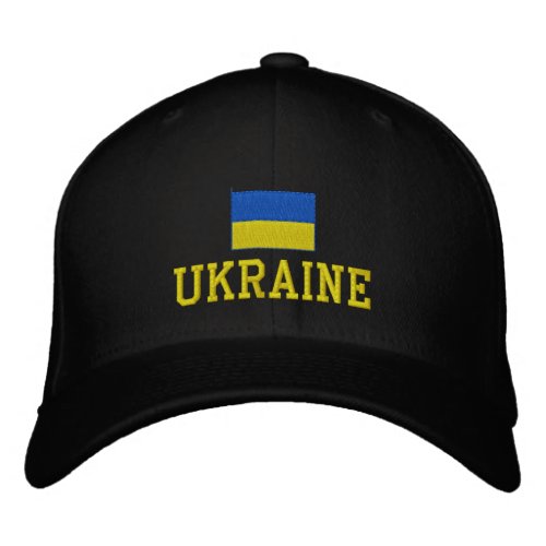 Ukraine Flag Embroidered Baseball Cap