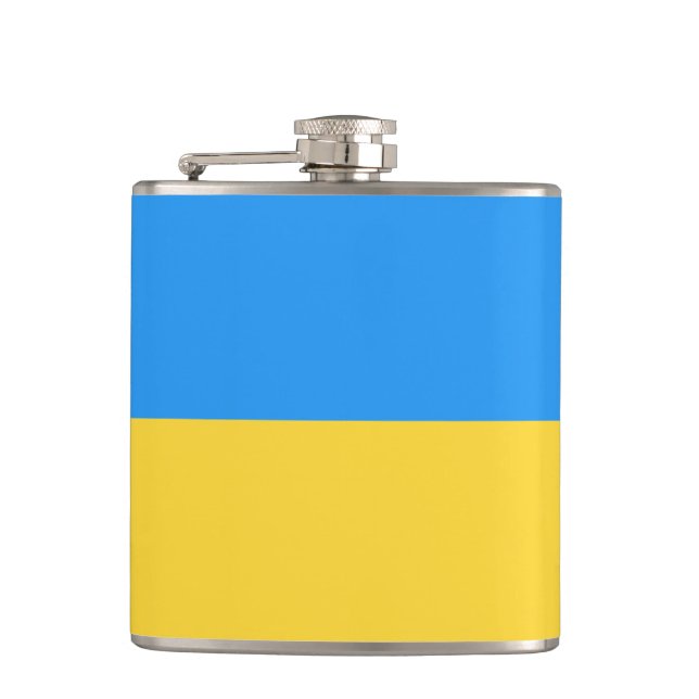 Ukraine flag flask (Front)