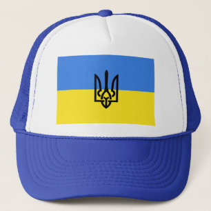 Ukraine Flag Freedom Trucker Hat