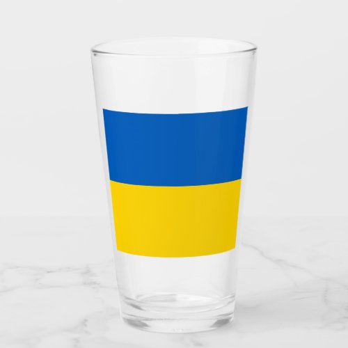 Ukraine Flag Glass