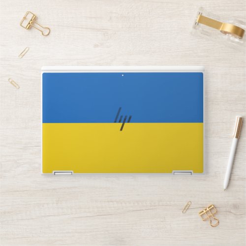 Ukraine flag HP laptop skin