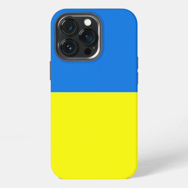 Ukraine Flag Iphone Case (Back)