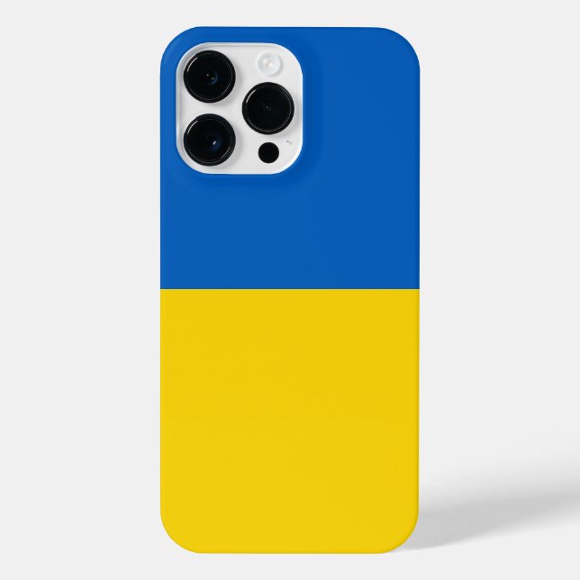 Ukraine flag iPhone case (Back)