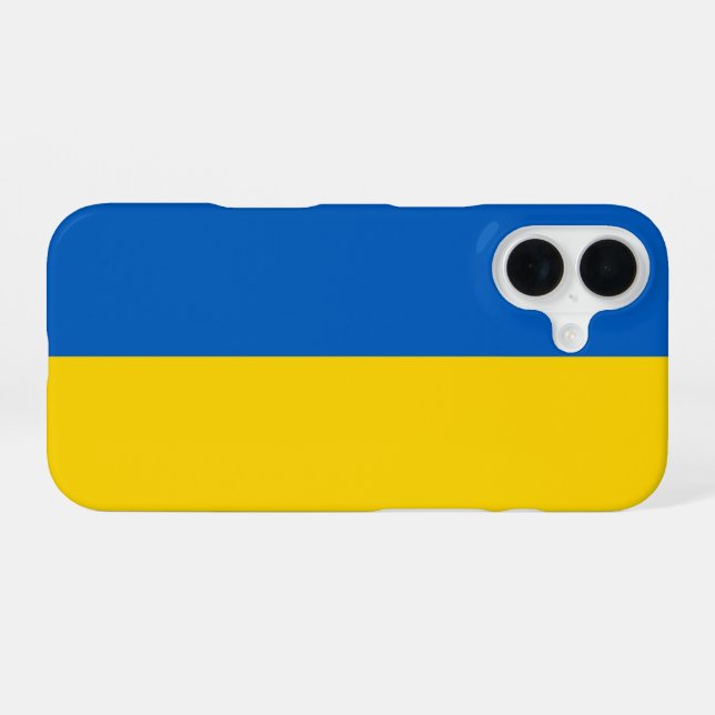 Ukraine Flag iPhone Case (Back Horizontal)