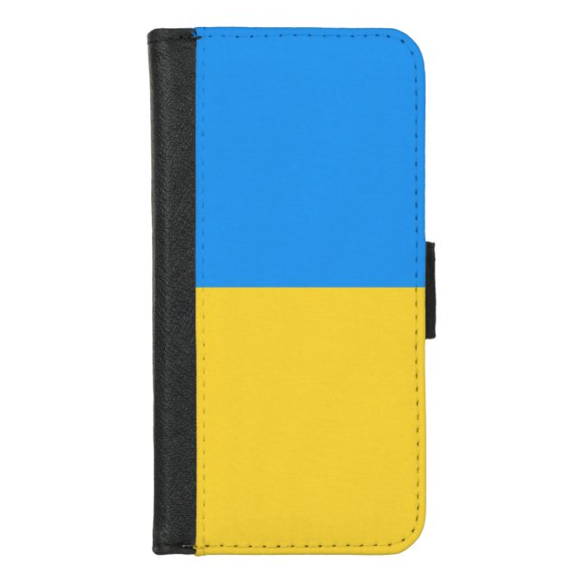Ukraine flag iPhone wallet case (Front)