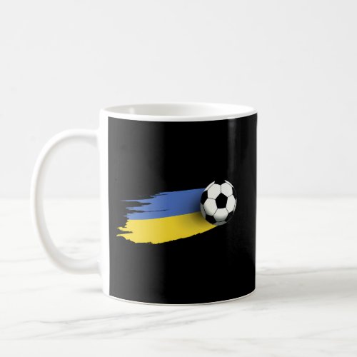 Ukraine Flag Jersey Ukrainian Soccer Team Ukrainia Coffee Mug