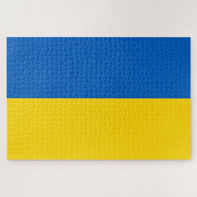 Ukraine Flag Jigsaw Puzzle (Horizontal)