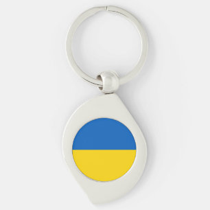 Ukraine Flag Keychain
