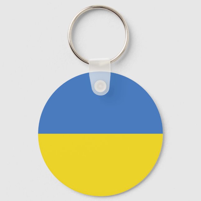 Ukraine Flag Keychain (Front)