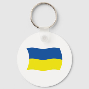 Ukraine Flag Keychain