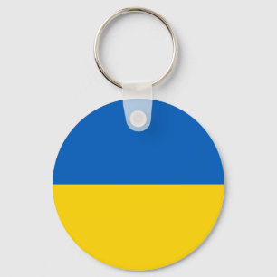 Ukraine Flag Keychain
