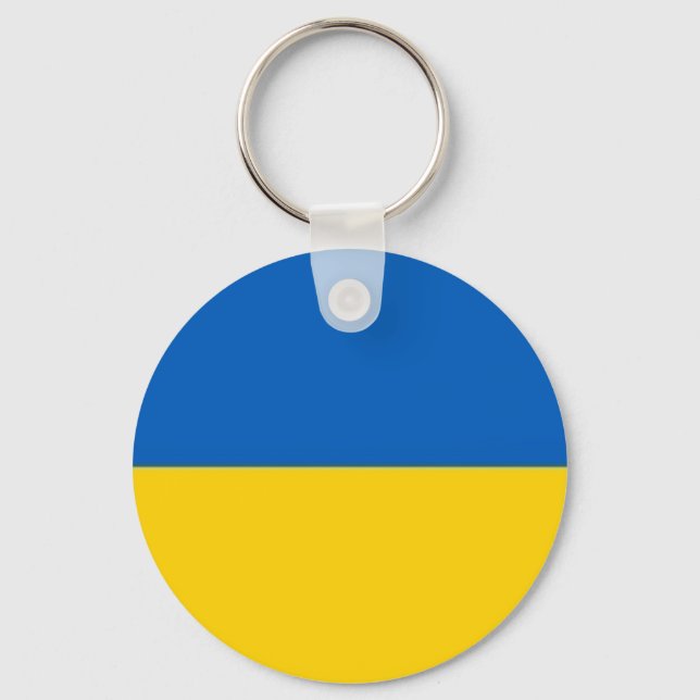 Ukraine Flag Keychain (Front)
