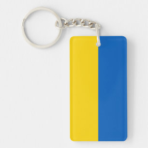 Ukraine Flag Keychain