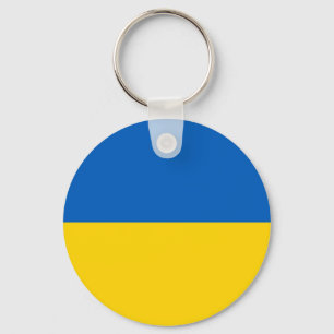 Ukraine flag keychain