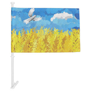 Ukraine Flag Landscape