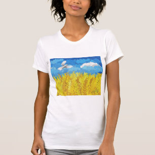 Ukraine Flag Landscape T-Shirt