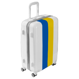 Ukraine Flag Luggage