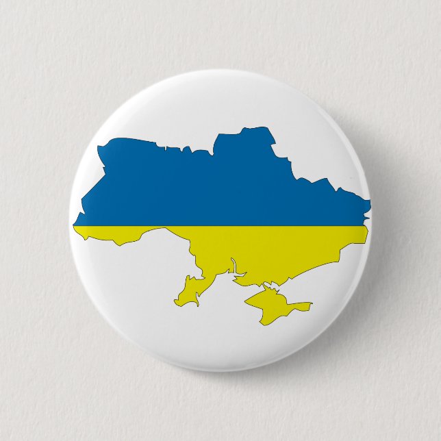 Ukraine flag map button (Front)