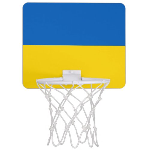Ukraine Flag Mini Basketball Hoop