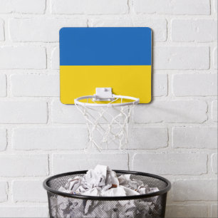 Ukraine flag mini basketball hoop
