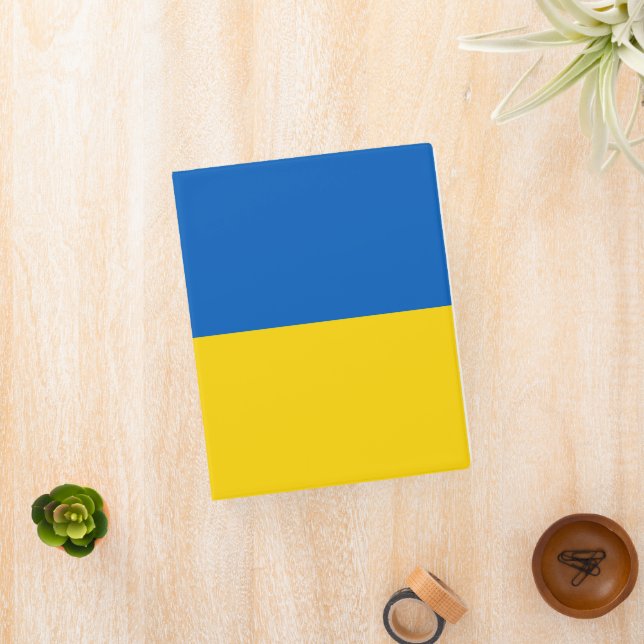 Ukraine flag mini binder (InSitu)