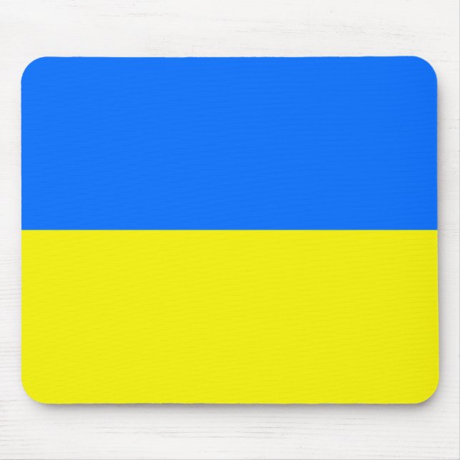 Ukraine Flag Mouse Pad (Front)