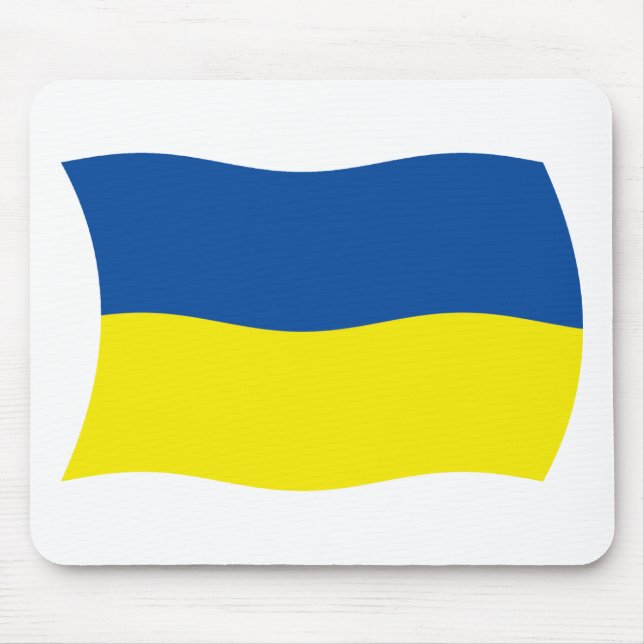 Ukraine Flag Mousepad (Front)