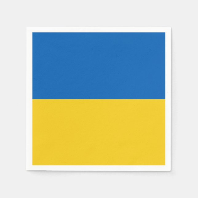 Ukraine Flag Napkins (Front)