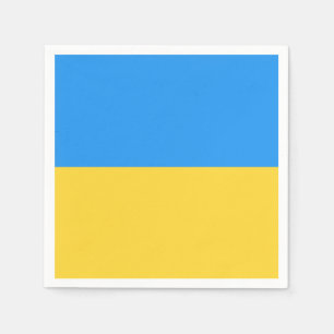 Ukraine flag napkins
