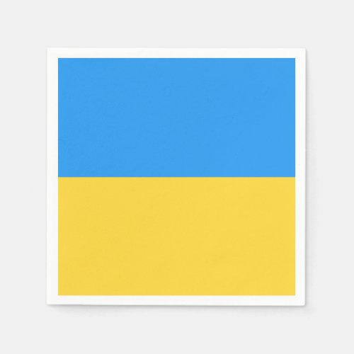 Ukraine flag napkins