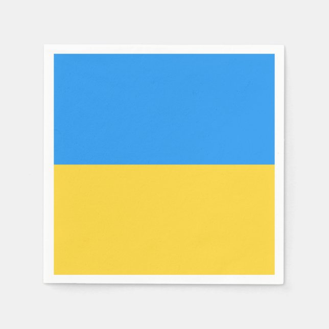 Ukraine flag napkins (Front)