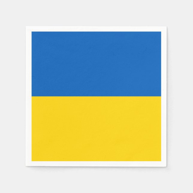 Ukraine Flag Napkins (Front)