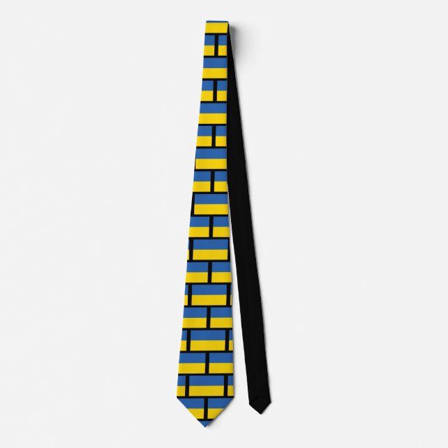 Ukraine Flag Neck Tie (Front)
