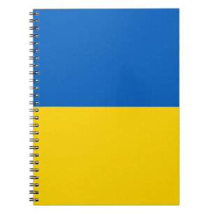 Ukraine flag notebook