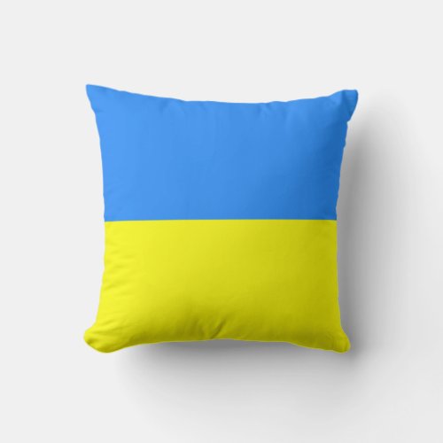 Ukraine flag of Ukraine Throw Pillow