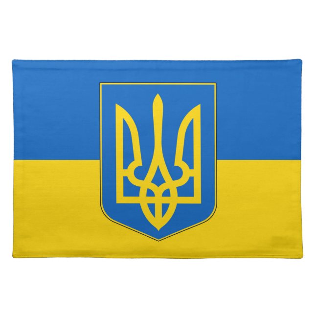 Ukraine Flag on MoJo Placemat (Front)