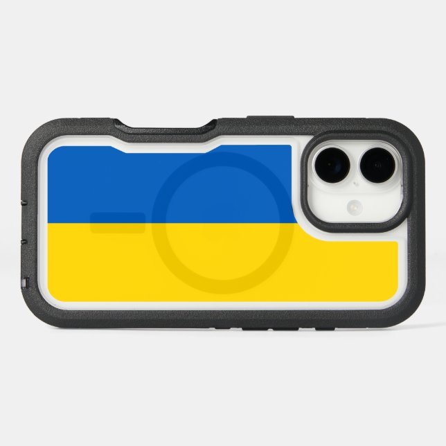 Ukraine Flag Otterbox iPhone Case (Back Horizontal)