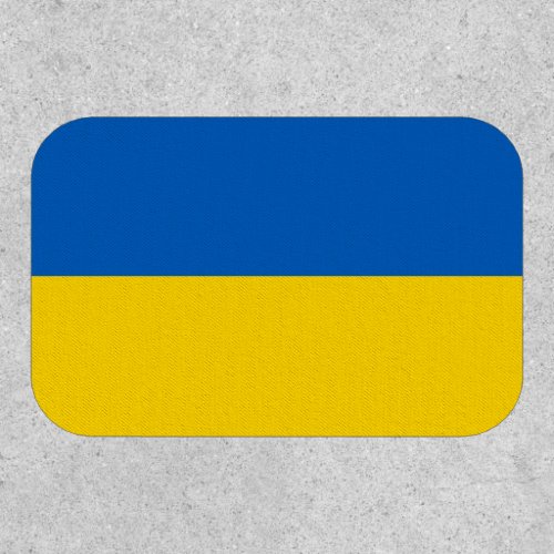 Ukraine flag patch