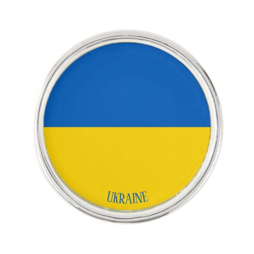 Ukraine Flag Patriotic Lapel Pin