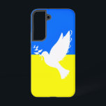 Ukraine Flag Peace Dove Freedom Samsung Galaxy S22 Case<br><div class="desc">Flag of Ukraine - Dove of Peace - Freedom - Peace Support - Solidarity - Ukrainian Flag - Strong Together - Freedom Victory ! Let's make the world a better place - everybody together ! A better world begins - depends - needs YOU too ! You can transfer to 1000...</div>