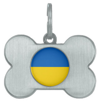 Ukraine Flag Pet Tag