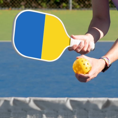 Ukraine Flag Pickleball Paddle