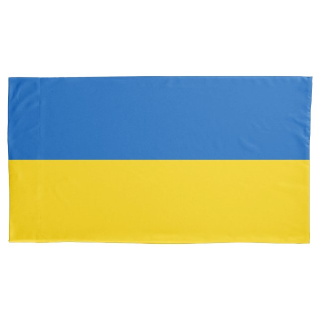 Ukraine flag pillow case (Front)