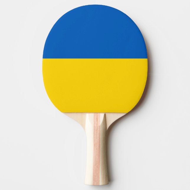 Ukraine Flag Ping-Pong Paddle (Front)