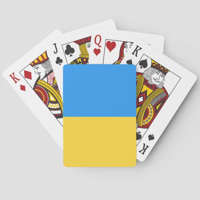 Ukraine flag poker cards (Back)