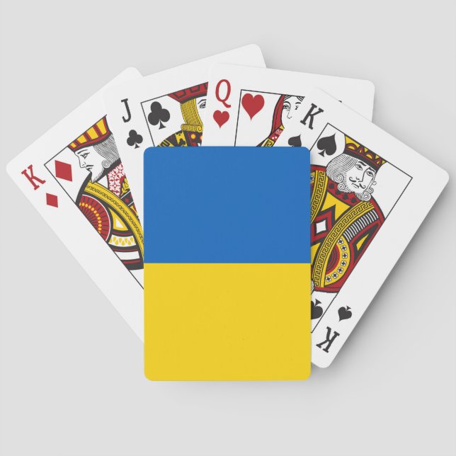 Ukraine Flag Poker Cards (Back)