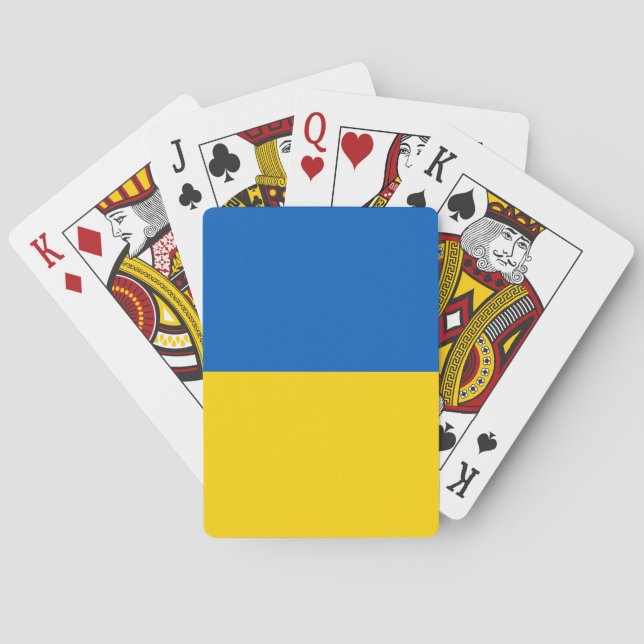 Ukraine Flag Poker Cards (Back)